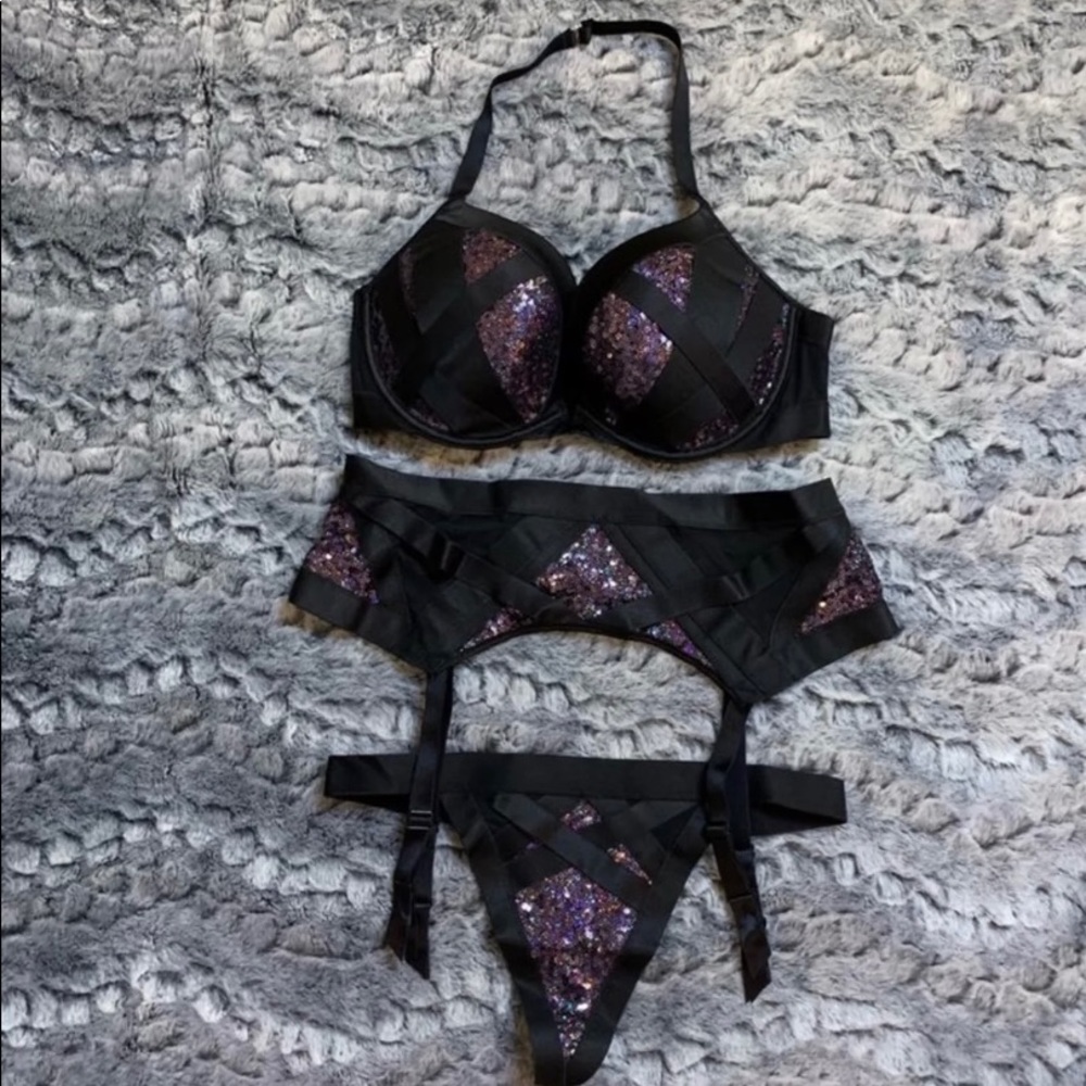 Victoria’s Secret Sparkle Lingerie Set